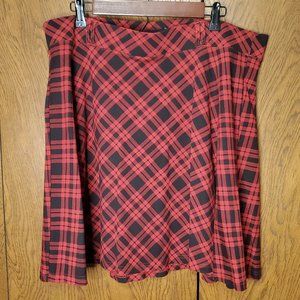 Torrid Plaid Skater Mini Skirt